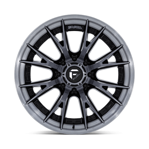 Fuel Off-Road Aluminum Wheels 20X10 Catalyst FC402 Gloss Black W/ Brushed Gray Tint Face & Lip