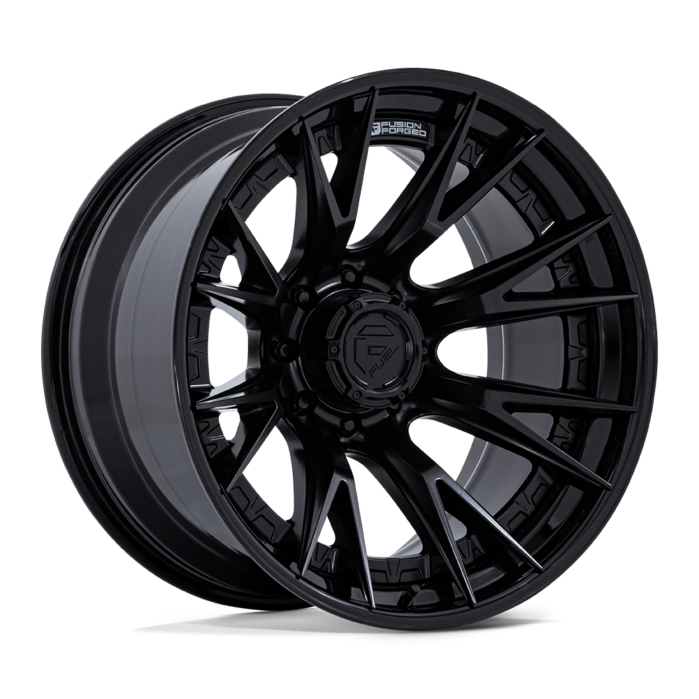 Fuel Off-Road Aluminum Wheels 24X12 Catalyst FC402 Matte Black W/ Gloss Black Lip