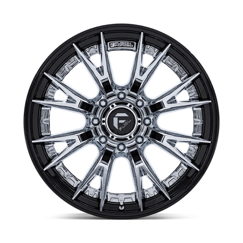Fuel Off-Road Aluminum Wheels 20X10 Catalyst FC402 Chrome W/ Gloss Black Lip