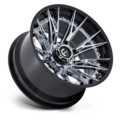Fuel Off-Road Aluminum Wheels 22X12 Catalyst FC402 Chrome W/ Gloss Black Lip