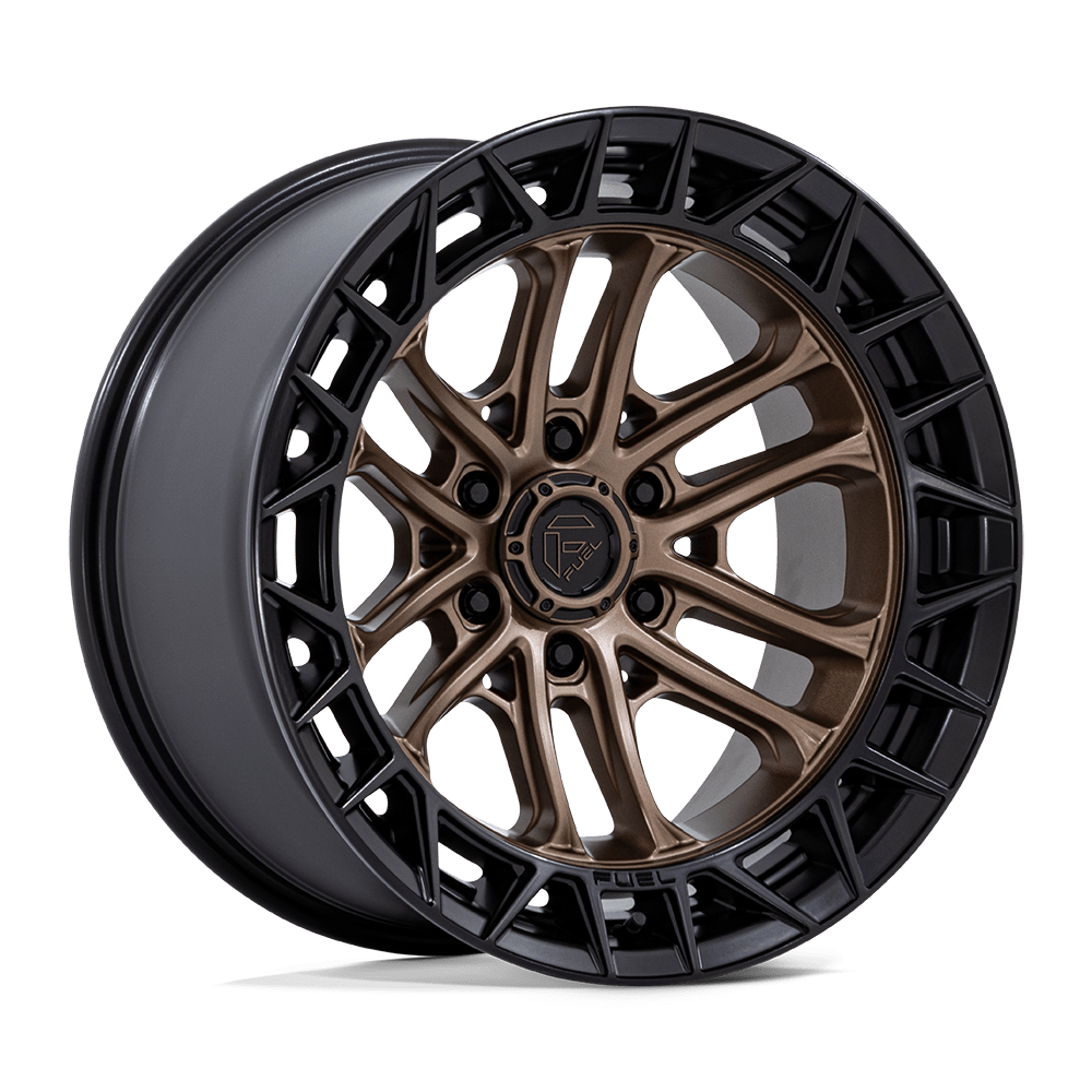 Fuel Off-Road D874 17X9 Matte Bronze W/ Matte Black Lip 6x139.7 -12mm