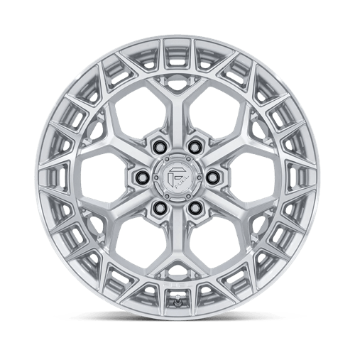 Fuel Off-Road D873 22X12 Gloss Silver W/ Machined Face 5x127 -44mm