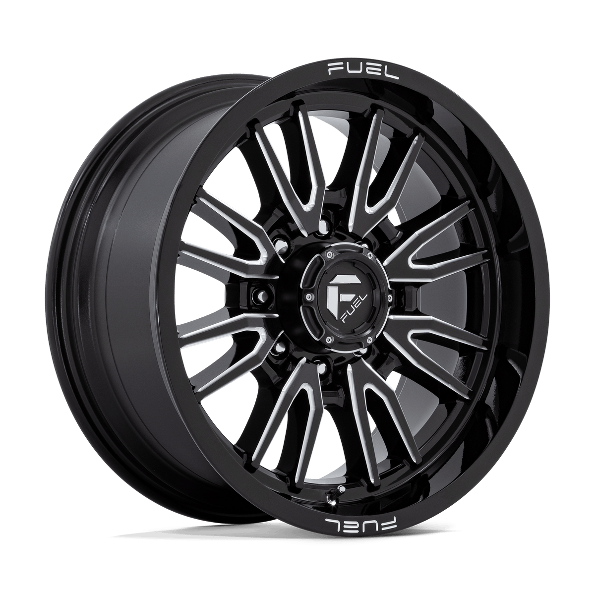 Fuel Off-Road D761 20X9 Gloss Black Milled 8x180 +1mm