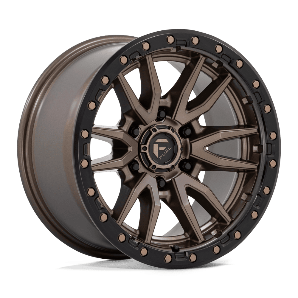 Fuel Off-Road D681 17X9 Matte Bronze Black Bead Ring 6x120 +1mm