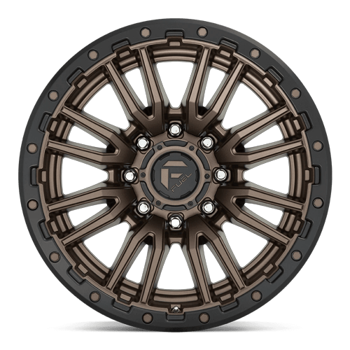 Fuel Off-Road D681 20X10 Matte Bronze Black Bead Ring 8x180 -18mm