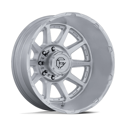 Fuel Off-Road Aluminum Wheels 20X8.25 Circuit Dually D912 Gloss Silver W/ Machined Face
