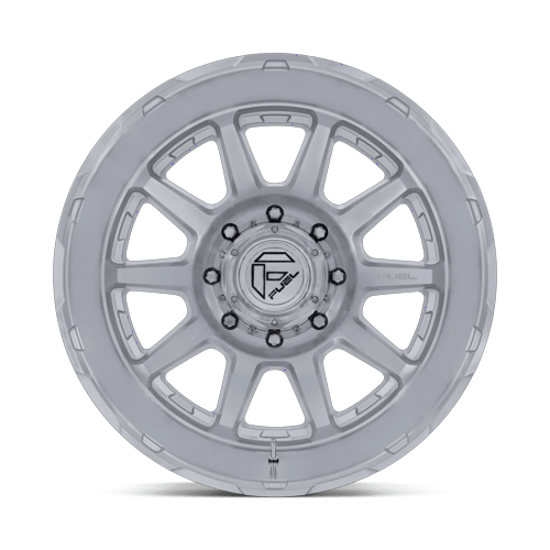 Fuel Off-Road Aluminum Wheels 24X8.25 Circuit Dually D912 Gloss Silver W/ Machined Face