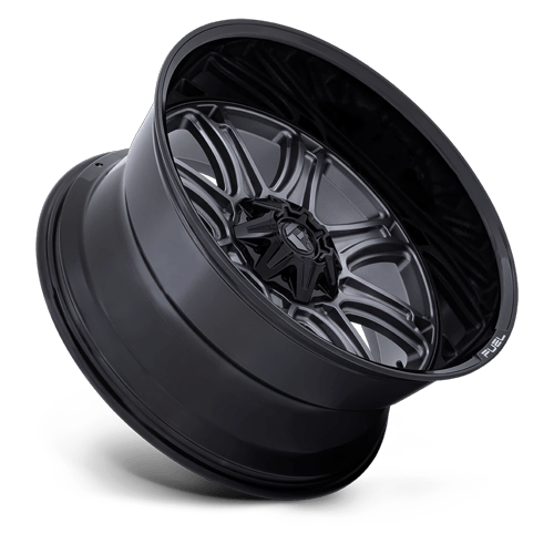 Fuel Off-Road Aluminum Wheels 20X9 DARKSTAR Matte Gunmetal W/ Black Lip