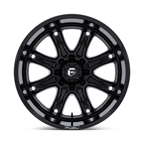 Fuel Off-Road Aluminum Wheels 24X12 DARKSTAR Gloss Black Milled