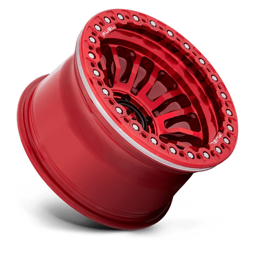 Fuel Off-Road Aluminum Wheels 20X10 Rincon Beadlock FC125 Candy Red
