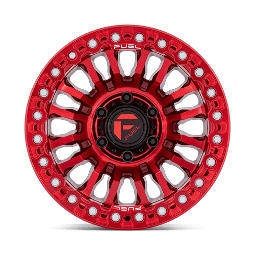 Fuel Off-Road Aluminum Wheels 20X10 Rincon Beadlock FC125 Candy Red