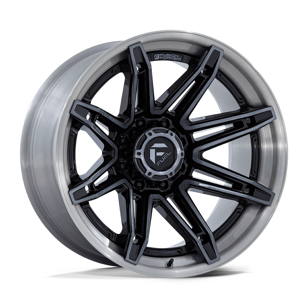 Fuel Off-Road D401 22X10 Gloss Black W/ Brushed Gray Tint Face & Lip 6x135 -18mm