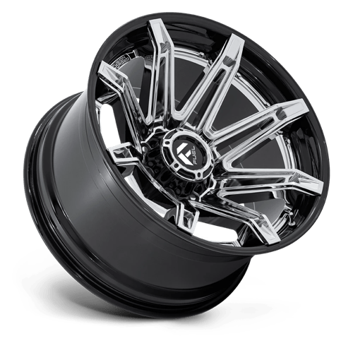 Fuel Off-Road D401 22X10 Chrome W/ Gloss Black Lip 6x135 -18mm