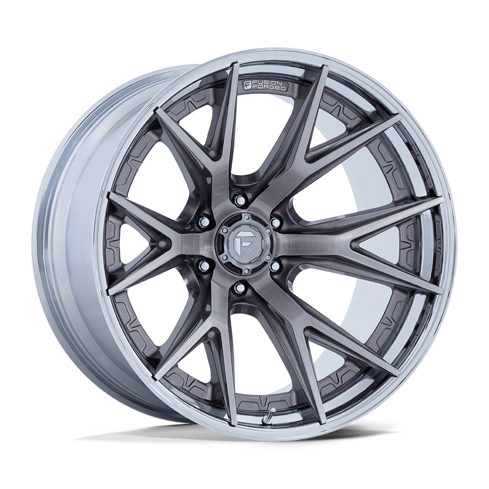 Fuel Off-Road D402 18X9 Platinum W/ Chrome Lip 6x135 +1mm
