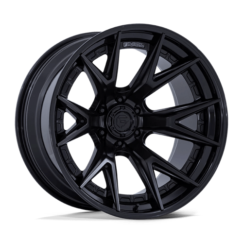 Fuel Off-Road Aluminum Wheels 24X12 Catalyst FC402 Matte Black W/ Gloss Black Lip