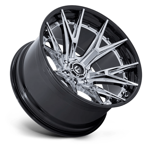 Fuel Off-Road Aluminum Wheels 18X9 Catalyst FC402 Chrome W/ Gloss Black Lip