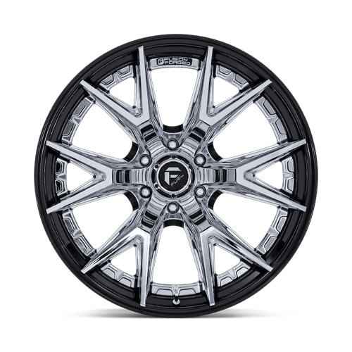 Fuel Off-Road Aluminum Wheels 17X9 Catalyst FC402 Chrome W/ Gloss Black Lip