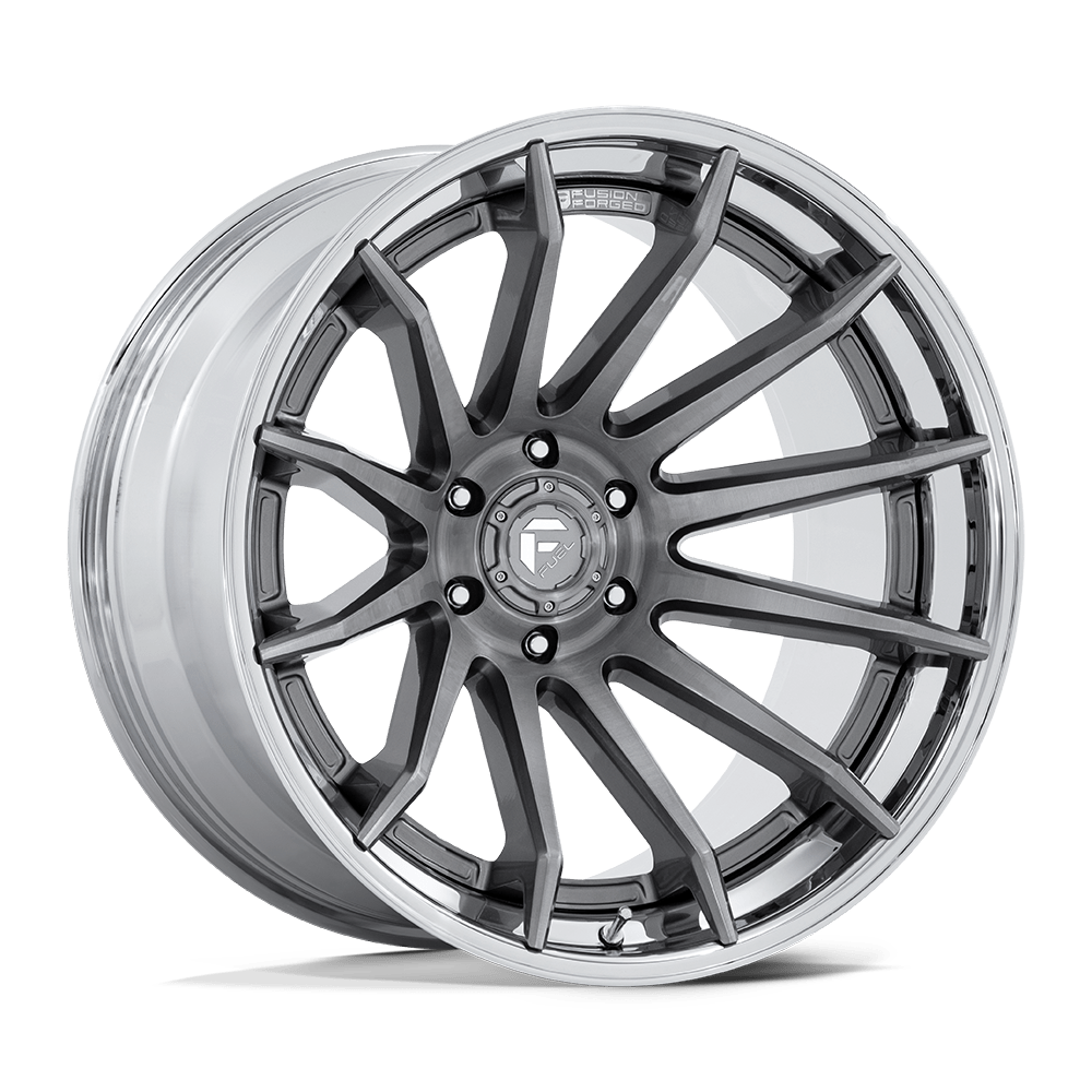 Fuel Off-Road D403 20X10 Platinum W/ Chrome Lip 5x127 -18mm
