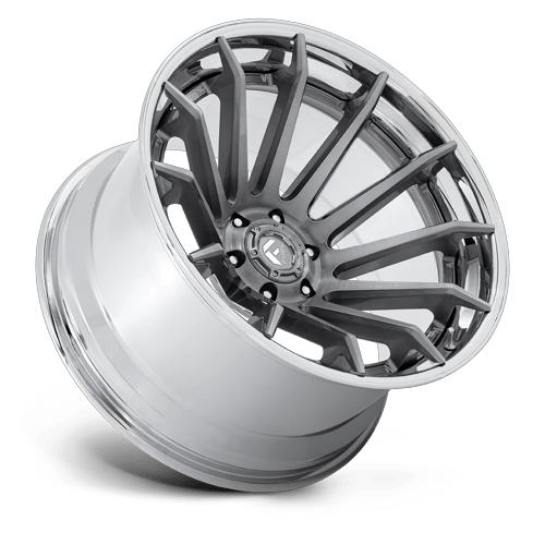 Fuel Off-Road Aluminum Wheels 22X12 Burn FC403 Platinum W/ Chrome Lip