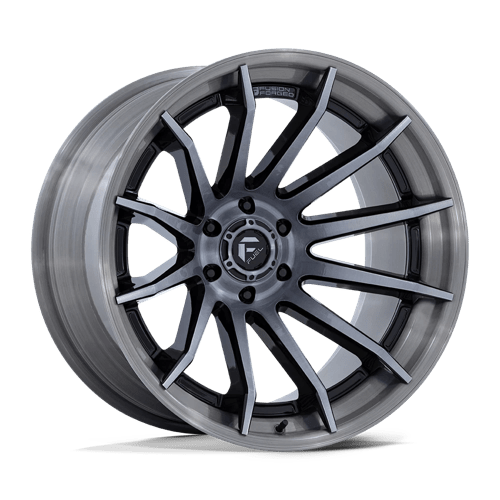 Fuel Off-Road Aluminum Wheels 22X10 Burn FC403 Gloss Black W/ Brushed Gray Tint Face & Lip