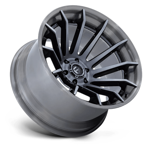 Fuel Off-Road Aluminum Wheels 20X10 Burn FC403 Gloss Black W/ Brushed Gray Tint Face & Lip