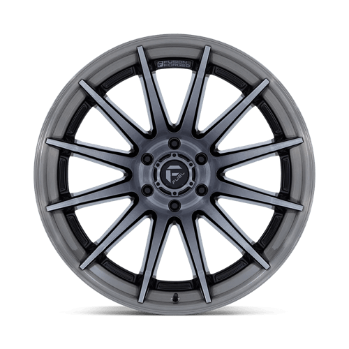 Fuel Off-Road Aluminum Wheels 20X9 Burn FC403 Gloss Black W/ Brushed Gray Tint Face & Lip