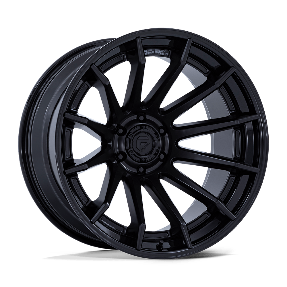 Fuel Off-Road Aluminum Wheels 20X10 Burn FC403 Matte Black W/ Gloss Black Lip