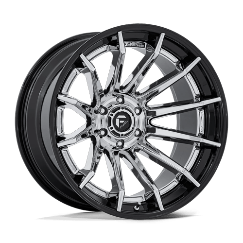 Fuel Off-Road Aluminum Wheels 20X9 Burn FC403 Chrome W/ Gloss Black Lip