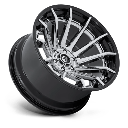 Fuel Off-Road Aluminum Wheels 22X12 Burn FC403 Chrome W/ Gloss Black Lip