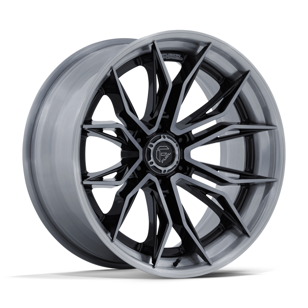Fuel Off-Road D404 22X9.5 Gloss Black W/ Brushed Dark Tint 6x135 +20mm