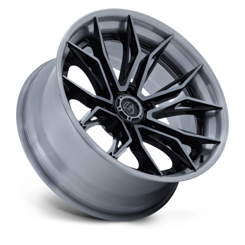 Fuel Off-Road Aluminum Wheels 22X9.5 Mutiny FC404 Gloss Black W/ Brushed Dark Tint