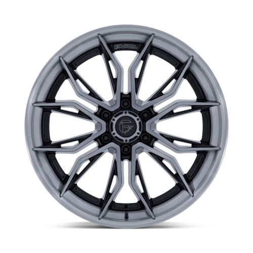 Fuel Off-Road Aluminum Wheels 20X9 Mutiny FC404 Gloss Black W/ Brushed Dark Tint