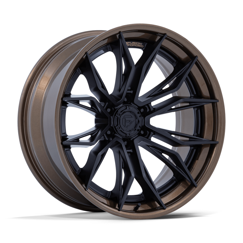 Fuel Off-Road D404 22X9.5 Matte Black W/ Gloss Bronze Lip 6x139.7 +20mm