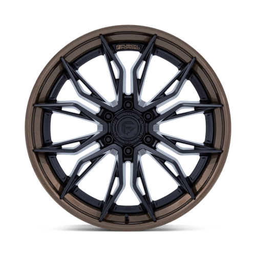 Fuel Off-Road Aluminum Wheels 22X10 Mutiny FC404 Matte Black W/ Gloss Bronze Lip