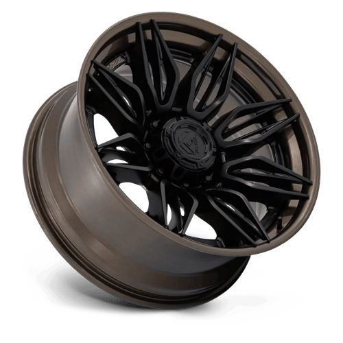 Fuel Off-Road Aluminum Wheels 20X10 Mutiny FC404 Matte Black W/ Gloss Bronze Lip
