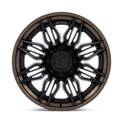 Fuel Off-Road Aluminum Wheels 20X9 Mutiny FC404 Matte Black W/ Gloss Bronze Lip