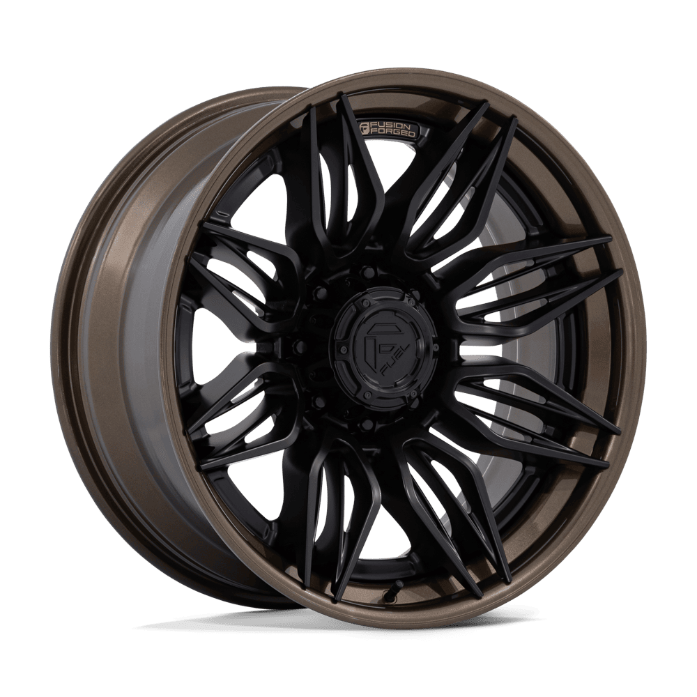 Fuel Off-Road D404 22X10 Matte Black W/ Gloss Bronze Lip 8x165.1 -18mm