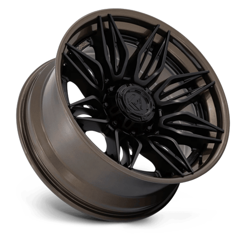 Fuel Off-Road Aluminum Wheels 22X10 Mutiny FC404 Matte Black W/ Gloss Bronze Lip