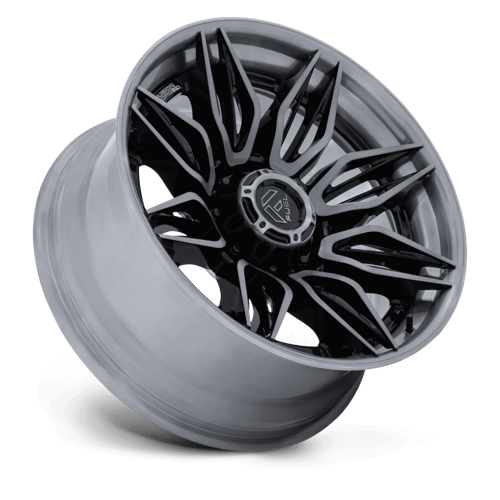 Fuel Off-Road Aluminum Wheels 22X10 Mutiny FC404 Gloss Black W/ Brushed Dark Tint