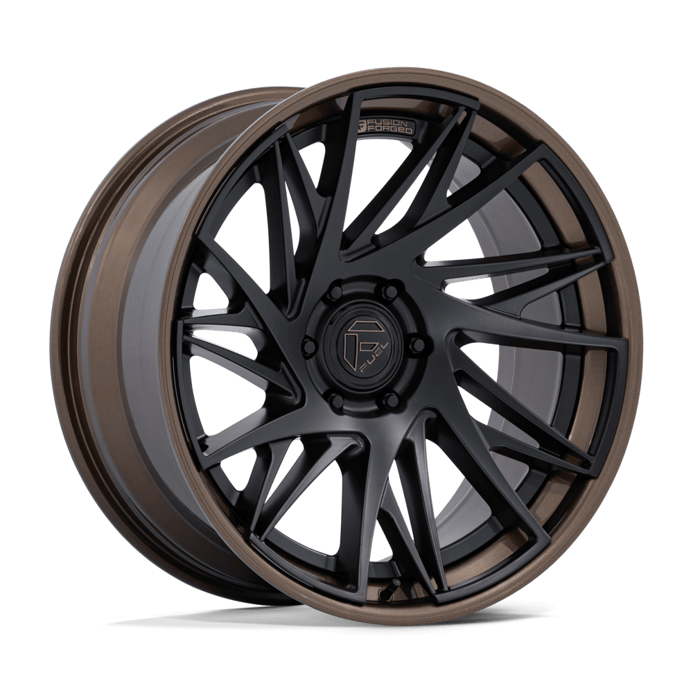 Fuel Off-Road D405 22X9.5 Matte Black W/ Gloss Bronze Lip 5x127 +20mm