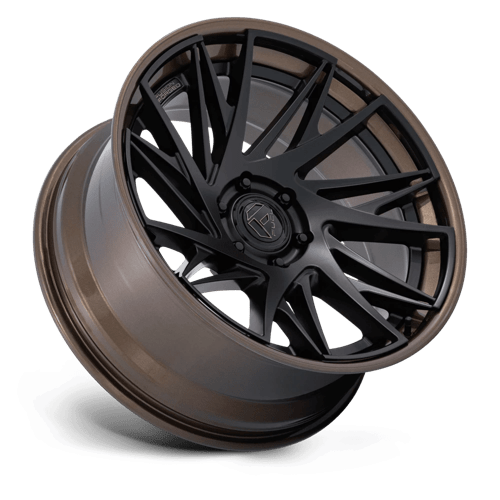 Fuel Off-Road Aluminum Wheels 20X9 Dynamo FC405 Matte Black W/ Gloss Bronze Lip
