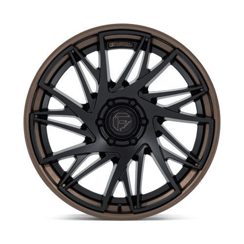 Fuel Off-Road Aluminum Wheels 20X10 Dynamo FC405 Matte Black W/ Gloss Bronze Lip
