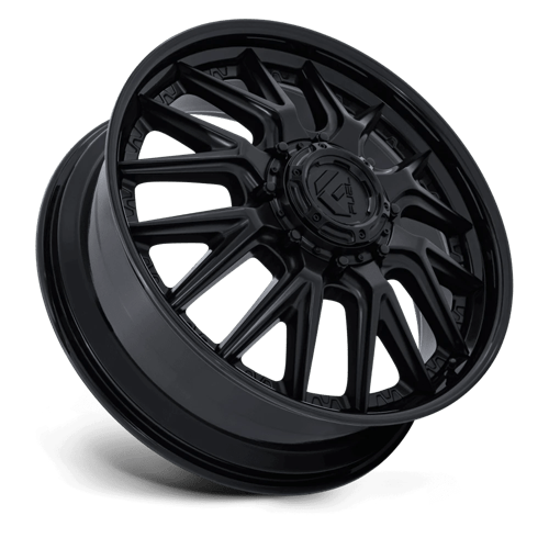Fuel Off-Road Aluminum Wheels 24X8.25 Catalyst Dually D406 Matte Black W/ Gloss Black Lip