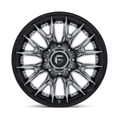 Fuel Off-Road Aluminum Wheels 20X8.25 Catalyst Dually D407 Chrome W/ Gloss Black Lip