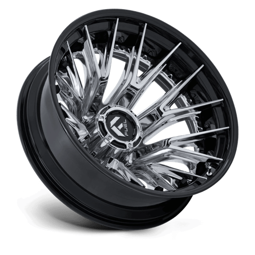 Fuel Off-Road D407 20X8.25 Chrome W/ Gloss Black Lip 8x210 -221mm