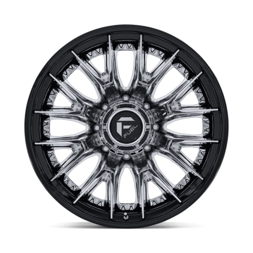 Fuel Off-Road Aluminum Wheels 22X8.25 Catalyst Dually D407 Chrome W/ Gloss Black Lip