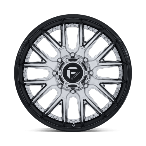 Fuel Off-Road D407 22X8.25 Chrome W/ Gloss Black Lip 8x210 +105mm