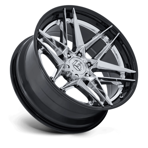 Fuel Off-Road Aluminum Wheels 22X9.5 Flight FC408 Chrome W/ Gloss Black Lip
