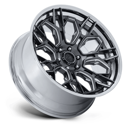 Fuel Off-Road Aluminum Wheels 22X10 Hive FC409 Gloss Gunmetal W/ Chrome Lip