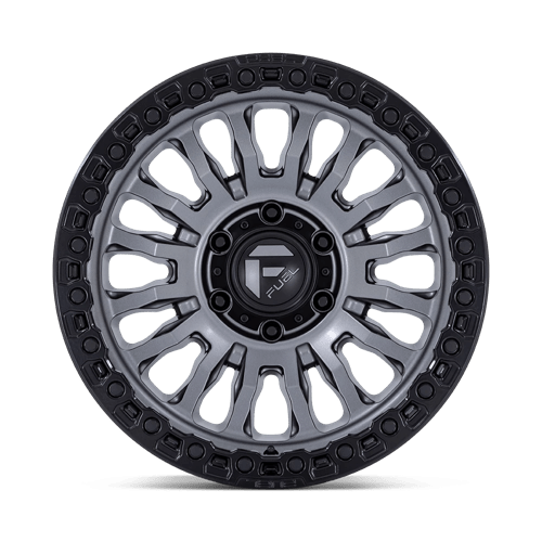 Fuel Off-Road D857 20X9 Matte Gunmetal W/ Matte Black Lip 5x150 +25mm